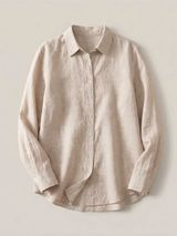 Quince 100% European Linen Long Sleeve Shirt Medium - C11-739 Photo 0
