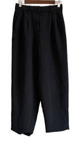 Wilfred Aritzia Black Pleated Trousers Pants Size 6 High Rise Photo 0