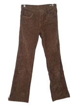 J. Galt Brandy Melville Brown Corduroy Straight Leg Pants Women Size S minimal Photo 0