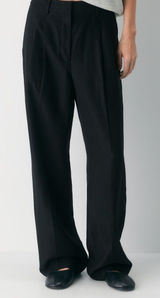 Aritzia x Wilfred The Effortless Pant- Linen High-waisted wide-leg linen pants Photo 0