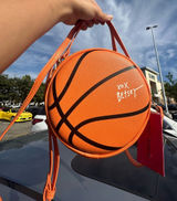 NWT Betsey Johnson Game Time Basketball Crossbody Bag Purse Whistle Charm Photo 0