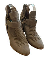 Women’s Seychelles Taupe Harness Bootie Suede boots 7.5 Anthropologie Photo 0