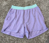 Jambys Shorts Boxers with Pockets Purple Green Lavender Mint‎ Unisex Size XS Photo 0