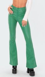 Faux Leather Flare Jeans Edikted Photo 0