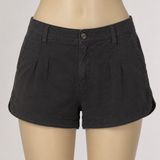 Aerie Charcoal Grey Cotton Lyocell High Waisted Shorts‎ XL Momcore Minimalist Photo 0