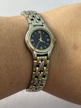 VTG Pulsar Watch Two Tone Gold Silver Water Resist Japan Mvmt Untested Photo 0