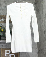 Universal Thread Womens Long Sleeve Mini Sweater A-Line Dress Cream Off White S Photo 0