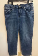 Lucky Brand Womens Medium Wash Straight Leg Jeans Size 14/32 Blue Denim Photo 0