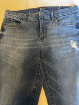 Banana Republic Ladies Medium Blue Straight Jeans Photo 0