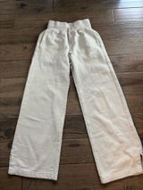 Nike wide leg, baggy cream, sweat sweatpants no flaws Photo 0