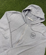 VSX Victoria Sport Grey Full Zip Hoodie Sweatshirt Logo Workout Athleisure L Photo 0
