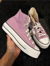 CONVERSE Chuck Taylor all star lift platform shoes sneakers women’s 7 new Photo 0
