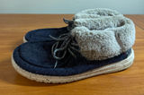 Hey Dude Women's Britt Navy Sherpa Lined Boot Lace Up Shoe‎ Winter Cozy W6 Photo 0