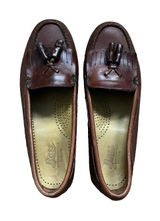 GH Bass Weejuns Jackie Brown Leather Tassel Loafers Women’s Size 6.5 Photo 0