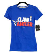 NWT Nike Slim Fit Scoop Neck‎ Texas Rangers Tee Shirt Photo 0