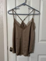 Satin top Tan Size M Photo 0