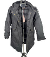 NWT Buffalo David‎ Bitton Down Parka Women's S Black Hooded Winter Coat Photo 0