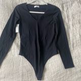 Aritzia Babaton Contour Fixture Black Noir Bodysuit Size M NWT Photo 0