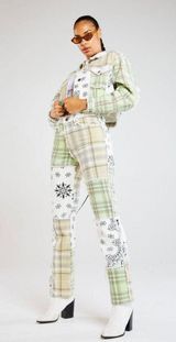 Jaded London Patchwork Bandana Boyfriend Jeans Photo 0