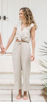 Abercrombie Linen two Piece Set Photo 0