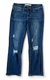 BKE‎ Payton Women's Sz 24 Mid Rise Distressed Skinny Jeans Dark Wash Photo 0