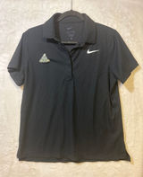 Nike Dri-FIT Women's Large Black‎ Golf Polo Shirt Celtic Logo Photo 0