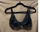 Victoria's Secret Lace Unlined Plunge Bra Black Size 34D Photo 0