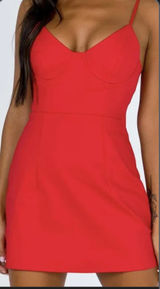 Princess Polly Dress Mini Novella Red Photo 0