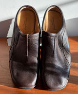 Browns Landing Amy Dark Brown Leather Mules Clogs Shoes‎ Womens 8M FL423-26 Photo 0