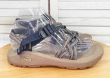 Chaco Zcloud ZX/2 Cloud Dual Strap Cushioned Sandals Tan Blue Womens 8 Photo 0