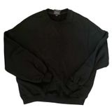 POPFLEX Cloud Crewneck Sweatshirt S/M Black Hidden Pockets Athleisure Cozy Photo 0