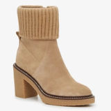 Steve Madden Cashmir Bootie Womens 9.5 Suede Knit Block New Photo 0
