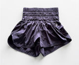 Free People FP Movement The Way Home‎ Shorts Purple High Waist Running XS Photo 0