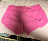 Lululemon Sonic Pink Speed Up Shorts Low-Rise 2.5" Photo 0
