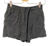Lululemon‎ Womens Size 4 Black Solid Pull On Pleat Front Tencel Keepsake Shorts Photo 0