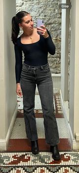 Grey/Black Abercrombie Jeans Photo 0