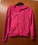 Ambiance Hot Pink Zip-Up Hoodie Jacket Photo 0