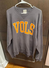 Southern made tees Tennessee crewneck sweatshirt orange "VOLS" women's Medium Photo 0