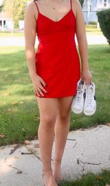 Princess Polly Dress Mini Red Photo 0