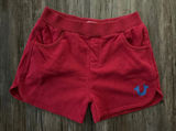 True Religion Red Sweat Shorts Sz XL Horseshoe Photo 0