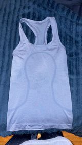 Blue Lululemon Racerback Tank Top Athletic Photo 0