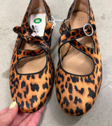 A New‎ Day Tamsin Leopard Print Mary Jane Flats Brown Black Size 10 NEW Photo 0