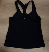 Lululemon Black Nulu Tank Cool Racerback original NULU Photo 0