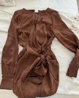 Silk Brown Dress Photo 0