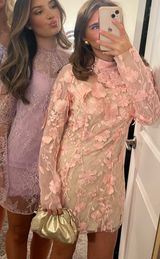 3D mini floral dress Pink Photo 0