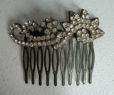 Vidal Sassoon Sta-Rite Vtg Hair Accessory Bundle Barrettes Pins Rhinestone Comb Photo 0