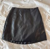 Abercrombie Leather Mini Skirt Photo 0