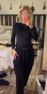 H&M Black Sweatpants Joggers Photo 0