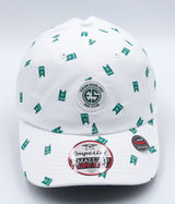 Imperial Evans Scholars‎ Par Club Hat Womens Small White Green Ponytail UPF 50+ Photo 0