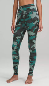 Lululemon Align High-Rise Pant 28" Heritage 365 Camo Tidewater Teal 8 Photo 0